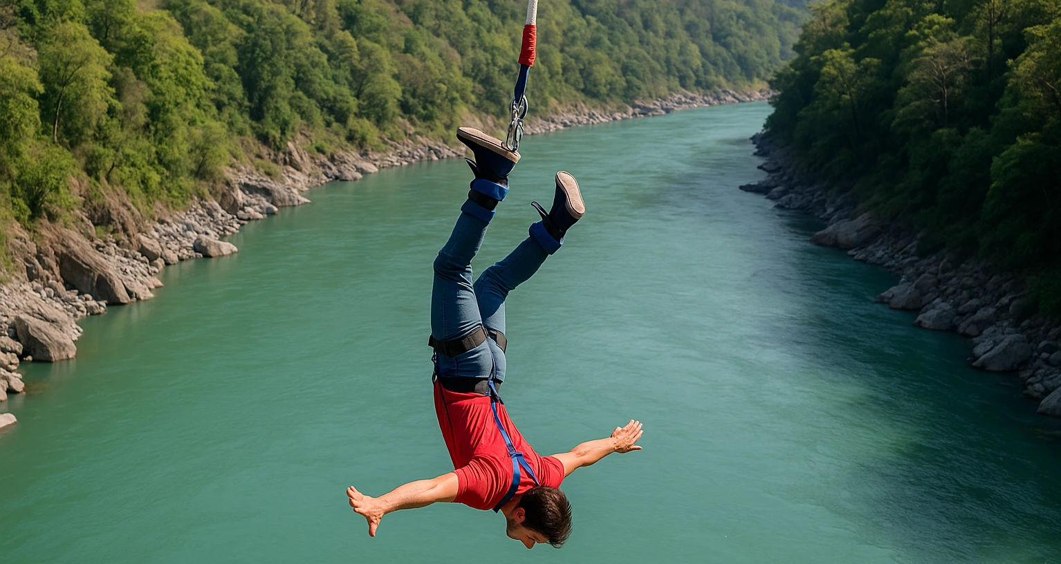  Bungee Jumping in Rishikesh 